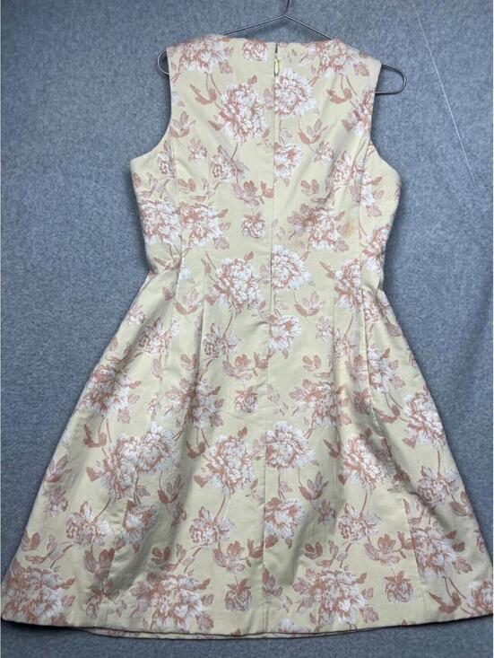 Eva Mendes Womens Sleeveless Floral Curvy Fit Flare Dress 14 Cottagecore Prairie - Picture 2 of 16